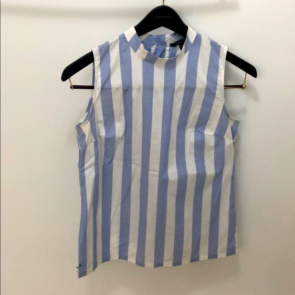 Striped Banana Republic blouse